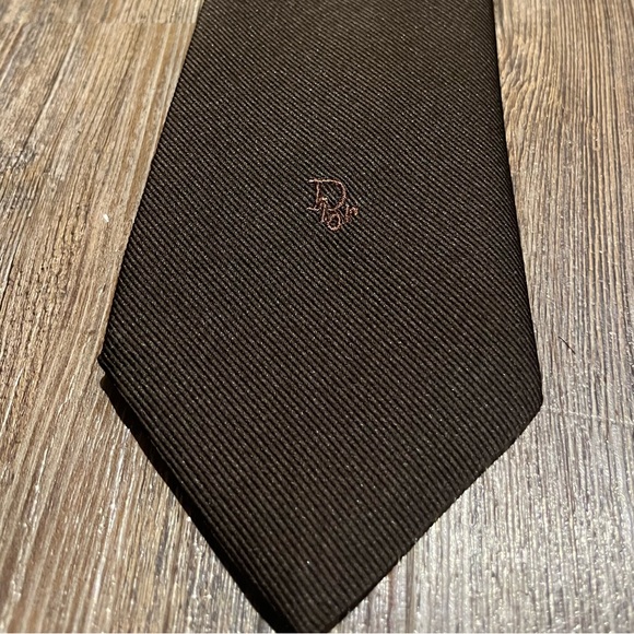 DIOR mens tie (brown) - Picture 2 of 7